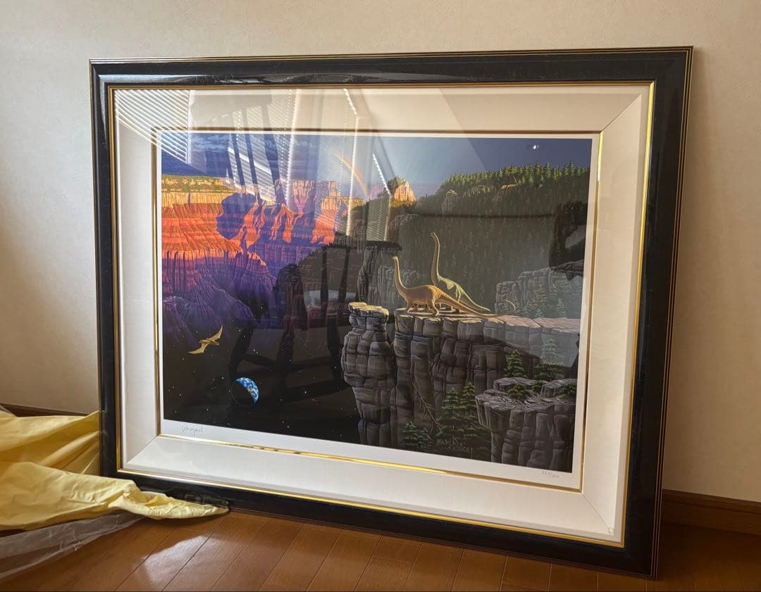 シムシメール　ジクレー版画　エッジオブタイム