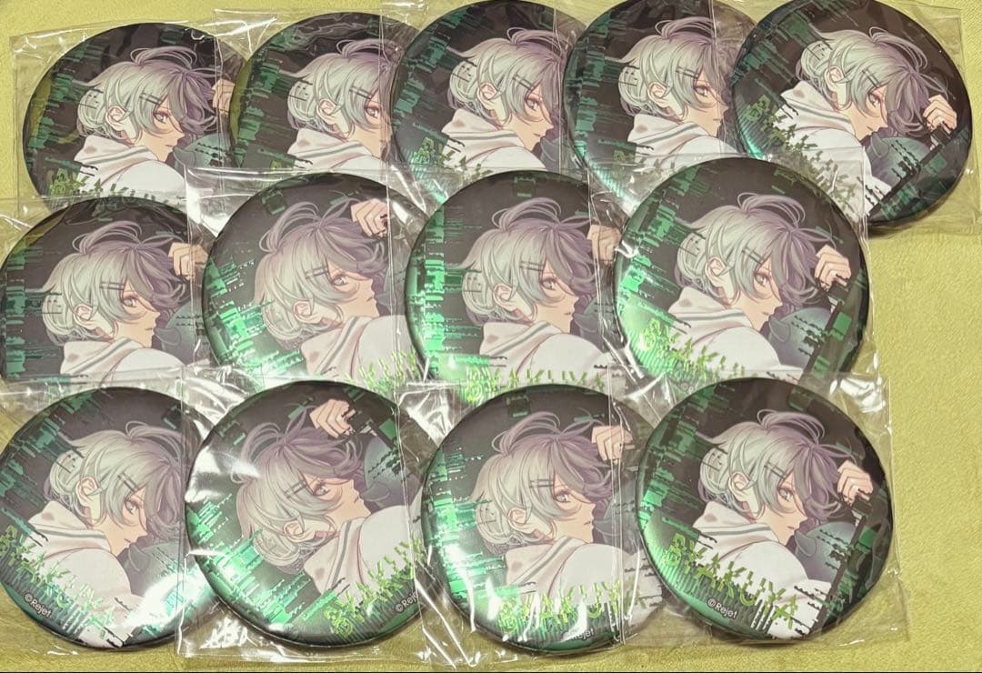 CARNELIAN BLOOD カネブラ ビャクヤ ジュエリー缶バッジ 13点