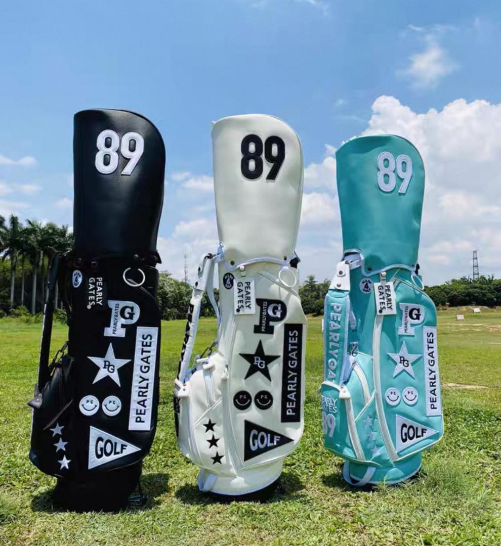 【新品】【未使用品】PEARLY GATES ゴルフバッグ ホワイト