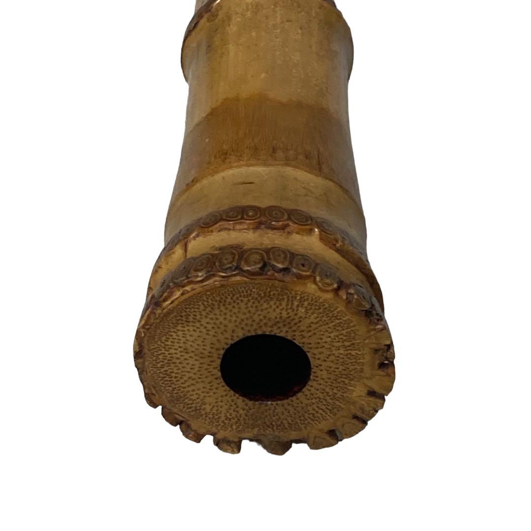 銘あり　尺八　銀三線