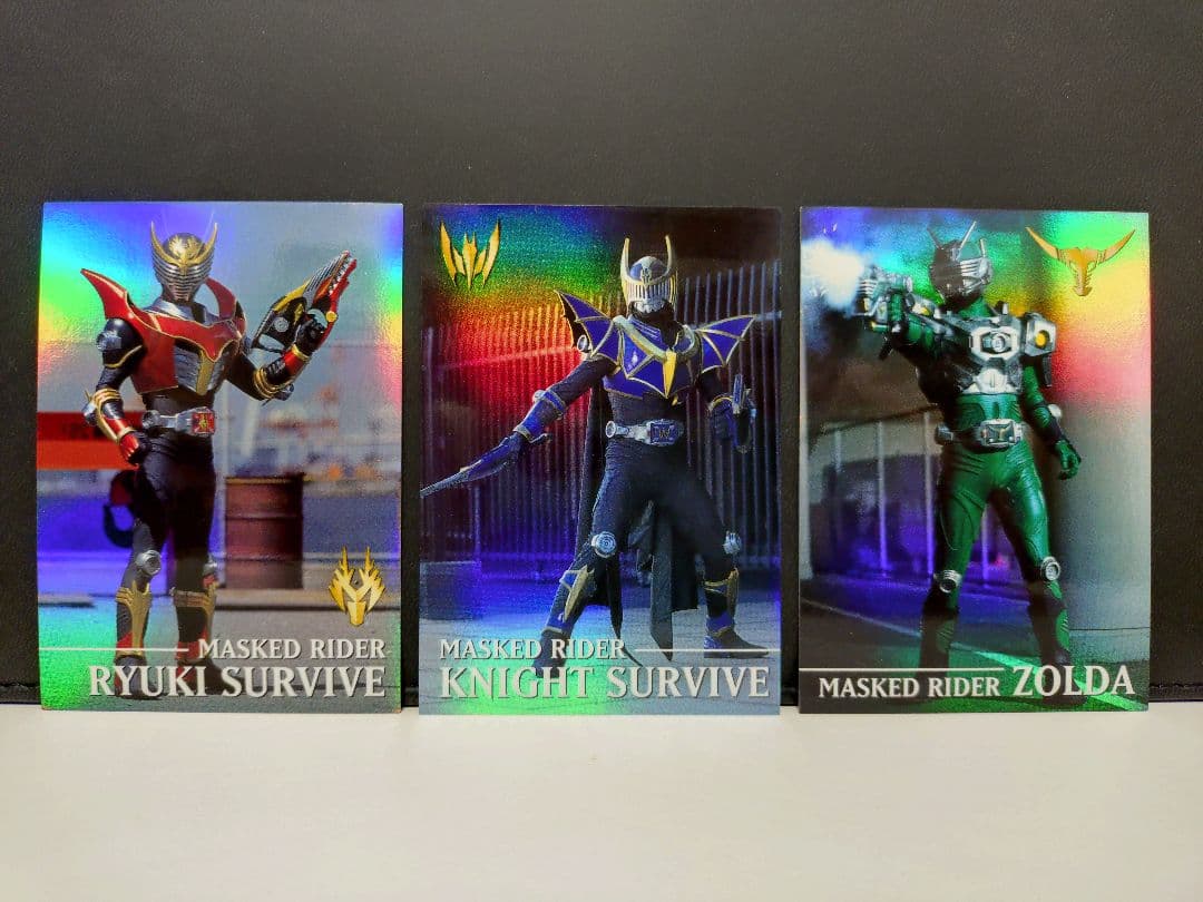 d*2様 仮面ライダー龍騎 トレーディングコレクション サイン 龍騎 ナイト ゾ