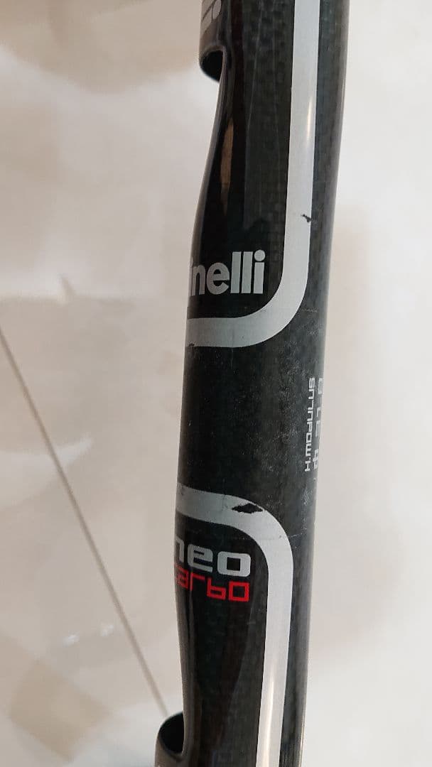 チネリ カーボンハンドル ネオカーボ トリゴン カーボンラップ ステム セット