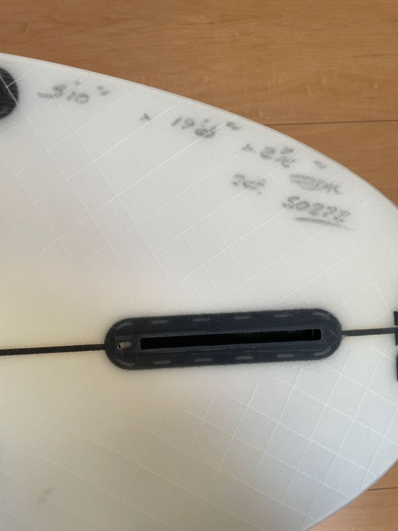 【カバー付】DHD DX1 ショートボード ホワイト/グリーン