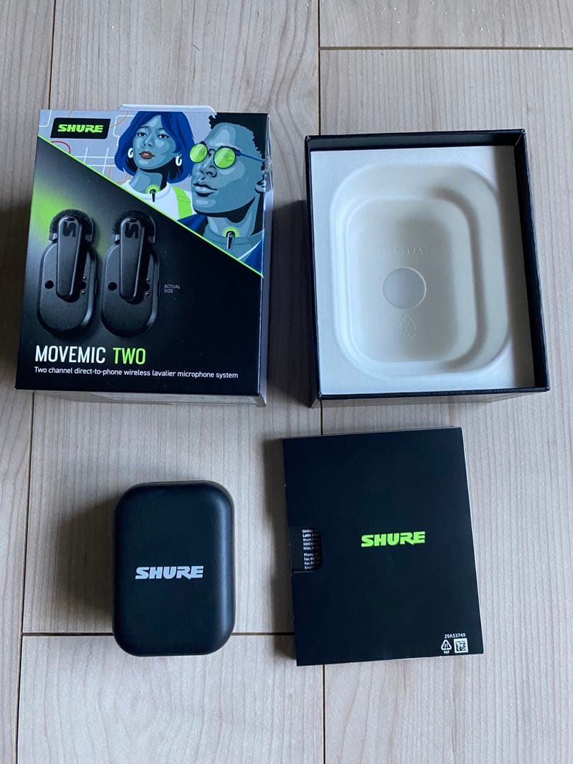 配信機器・PA機器・レコーディング機器 shure movemic two