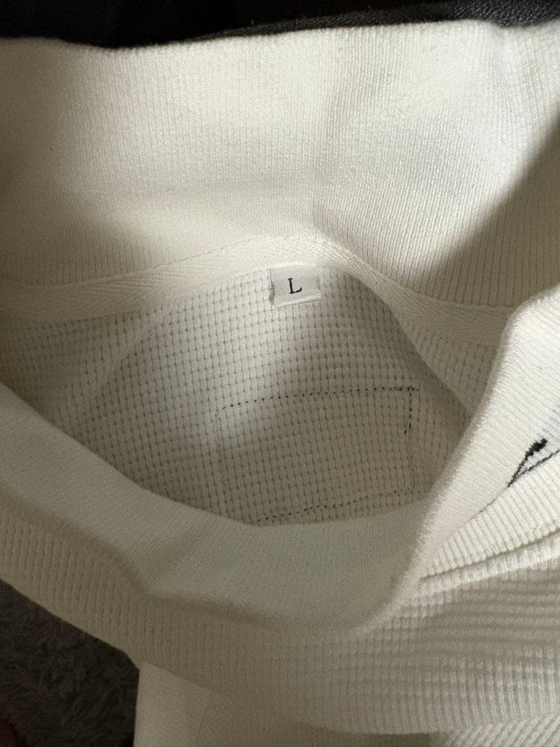 Golfickers ホワイト長袖セーター