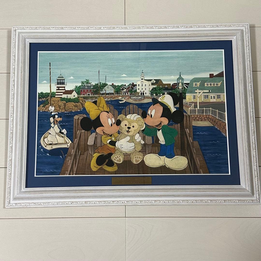 ディズニー　ダッフィー　版画