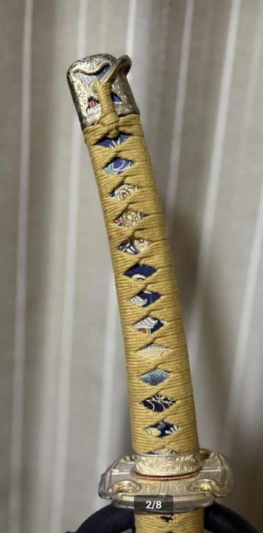 【美品】高級模擬刀 梨地鞘 陣太刀