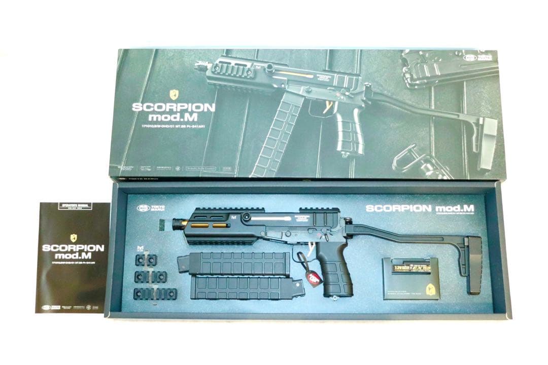 SCORPION mod.M ブラック サブマシンガン