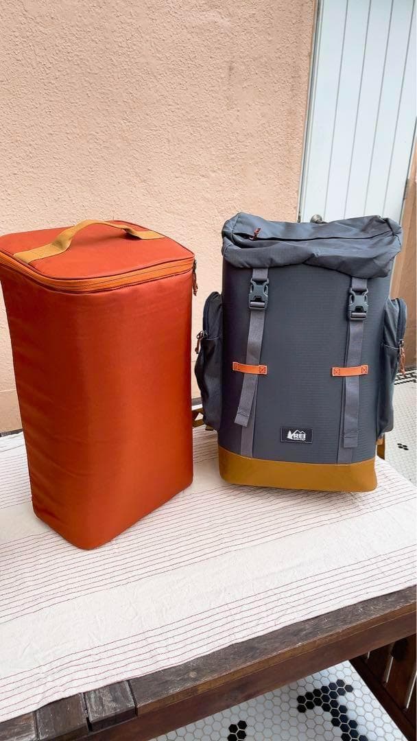 [新品•未使用] REI co-op 保冷リュック　キャンプ調理道具セット