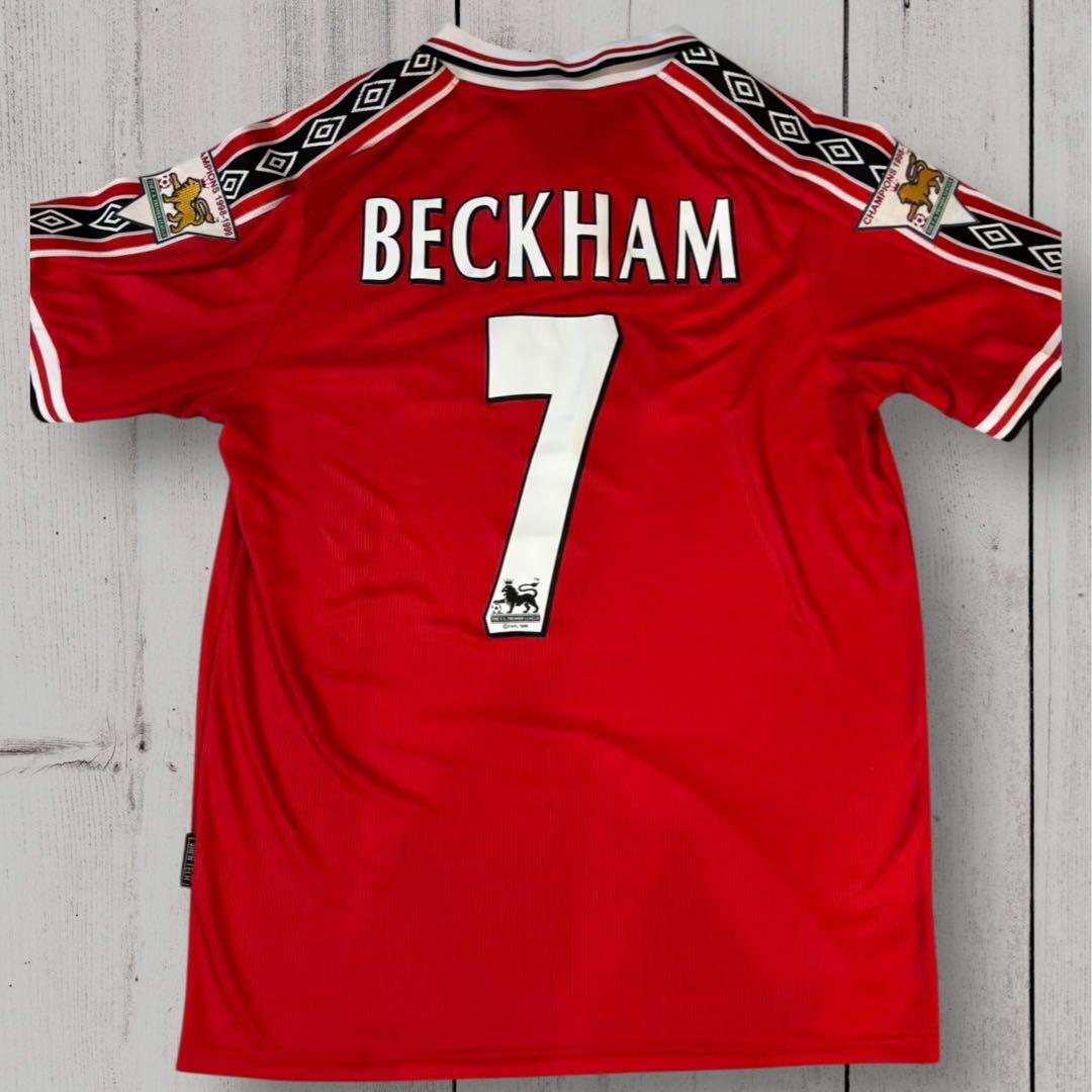 マンチェスターユナイテッド #7 ベッカムユニフォーム 襟付き アンブロ#443