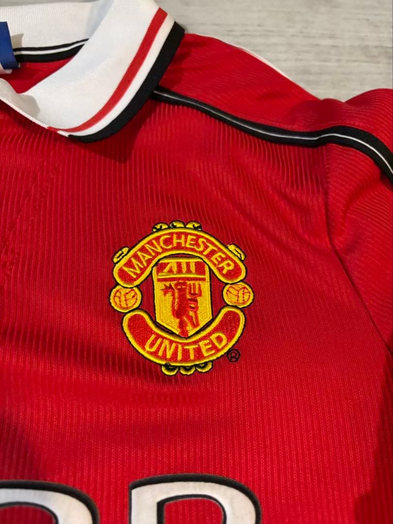マンチェスターユナイテッド #7 ベッカムユニフォーム 襟付き アンブロ#443
