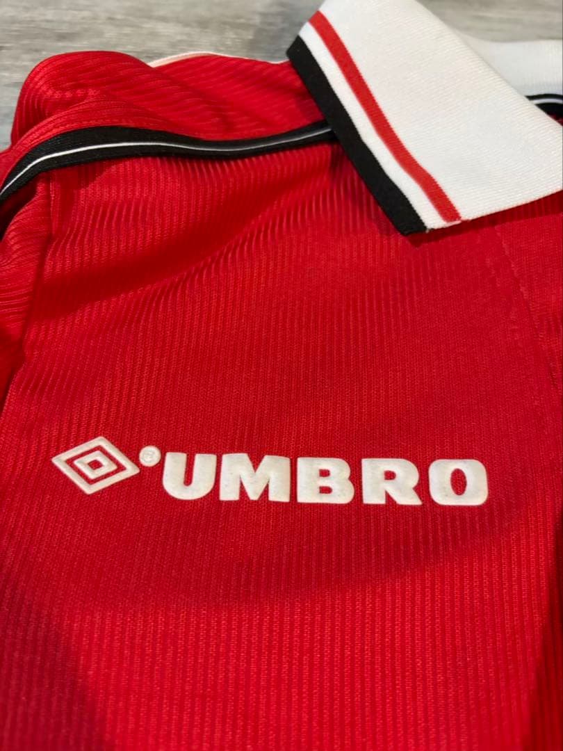 マンチェスターユナイテッド #7 ベッカムユニフォーム 襟付き アンブロ#443