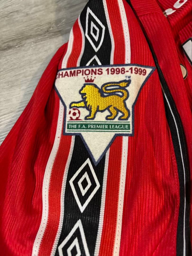 マンチェスターユナイテッド #7 ベッカムユニフォーム 襟付き アンブロ#443