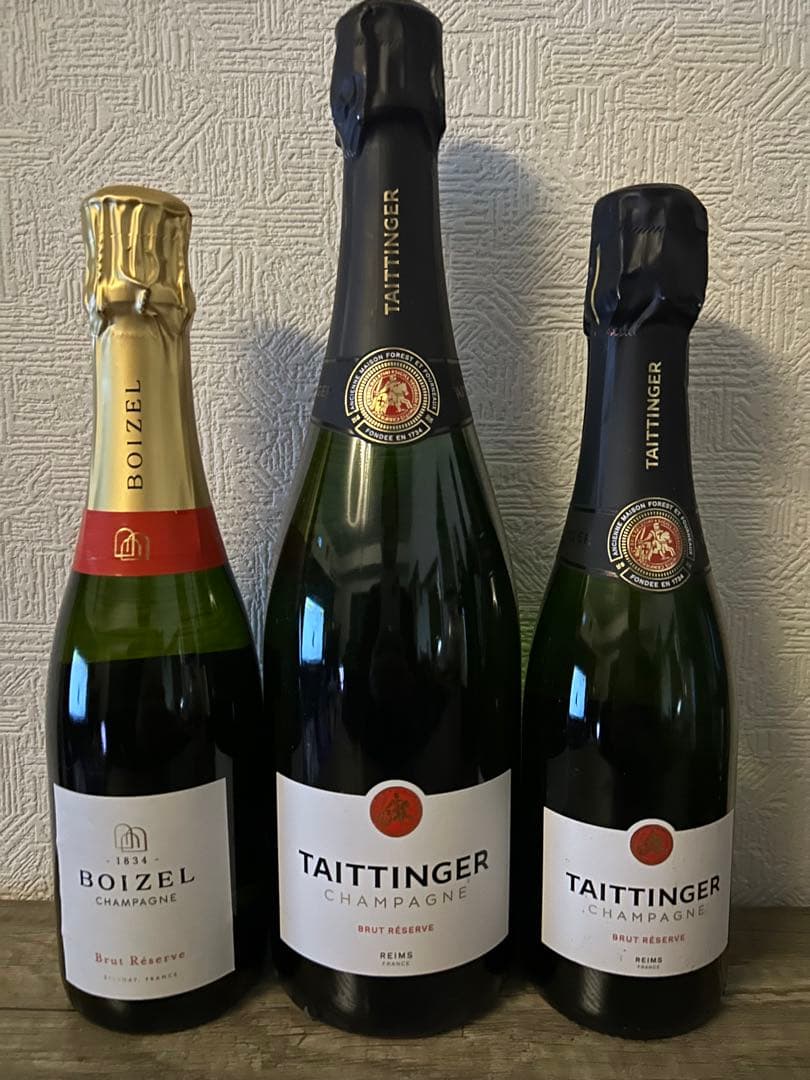 Boizel & Taittinger シャンパン 超お得な3本セット
