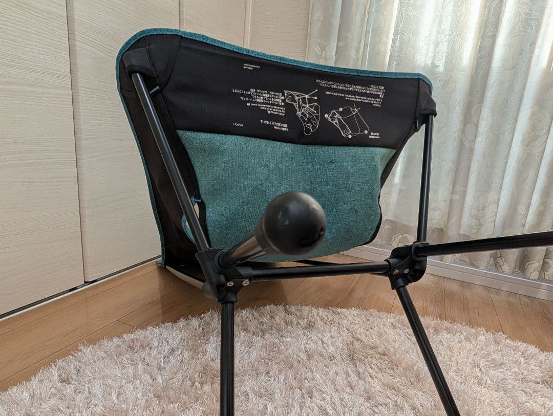 ヘリノックス サンセットチェア ラグーンブルー ロッキングフット付き