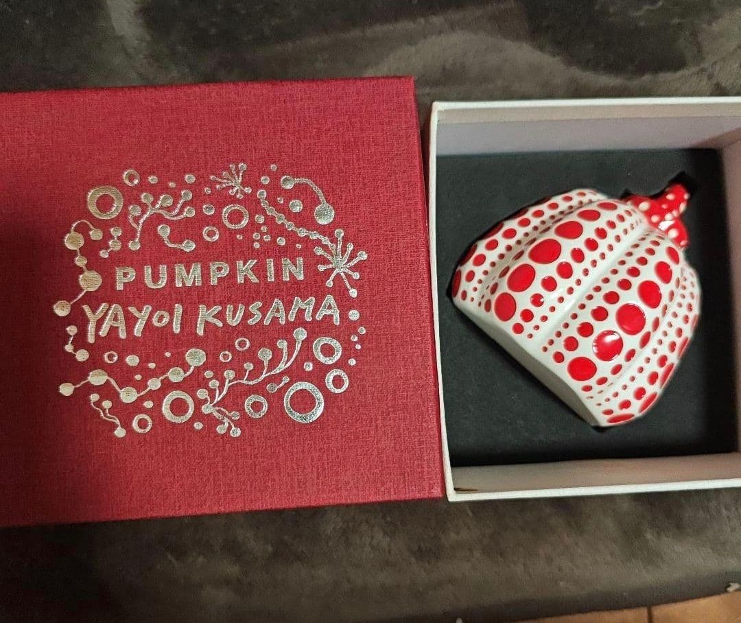 草間彌生 カボチャ （パンプキン） 赤　パンプキン　オブジェ