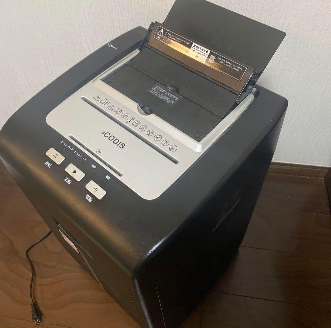 【訳あり】電動シュレッダーiCODIS 12枚細断対応（30分連続運転）