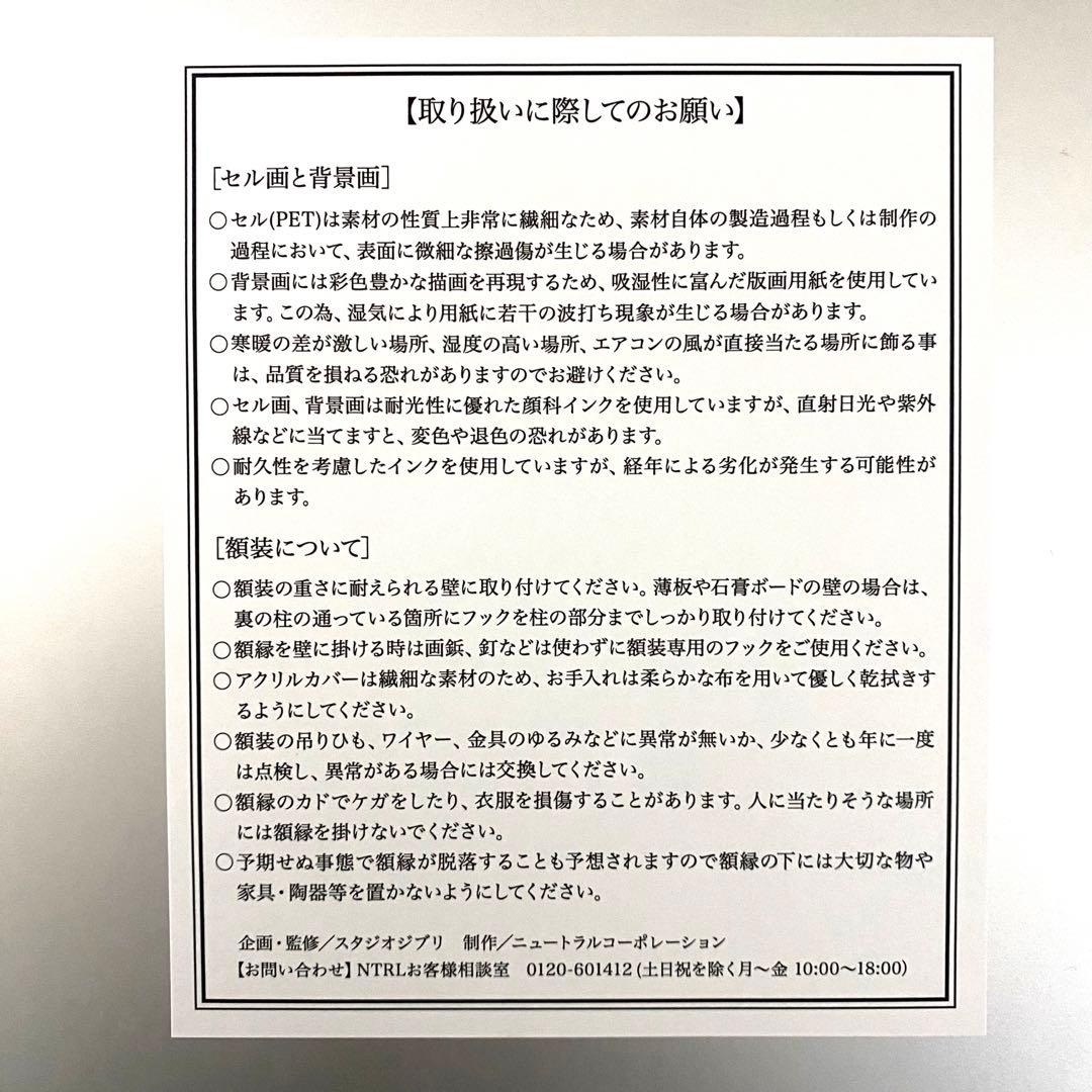 【ジブリパーク限定】超激レア! 複製セル画「魔女の宅急便」