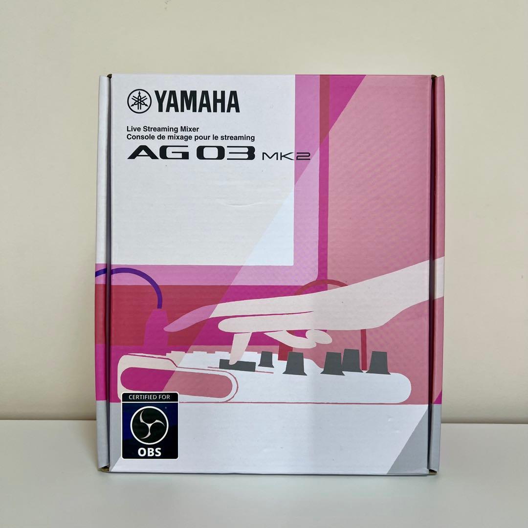 【新品】YAMAHA ミキサー ホワイト AG03 MK2 W