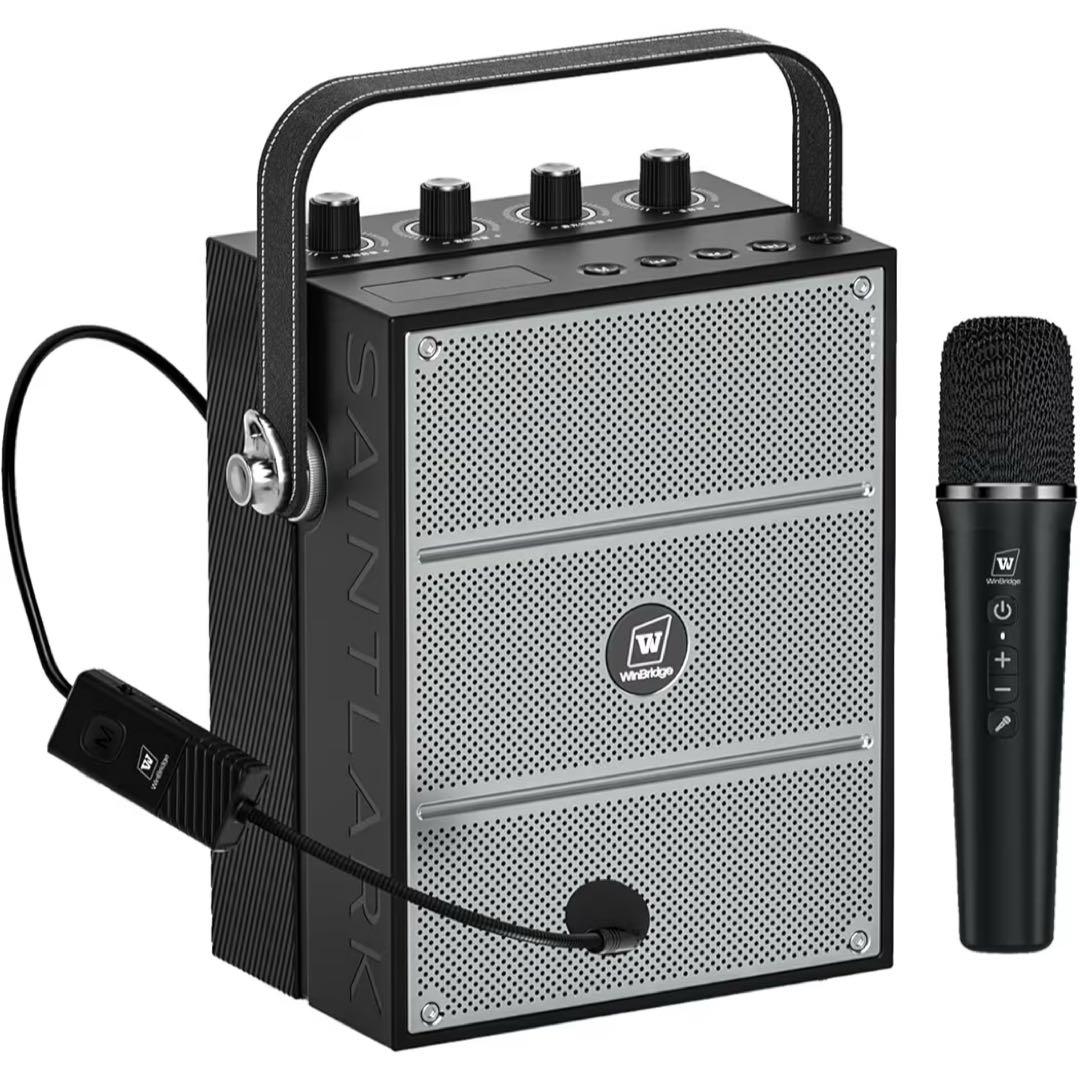 ポータブル拡声器 ポータブルスピーカー マイク イベント 会議 カラオケ 持運び