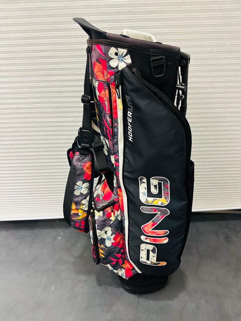 PING Hoofer スタンドバッグ フラワーパターン