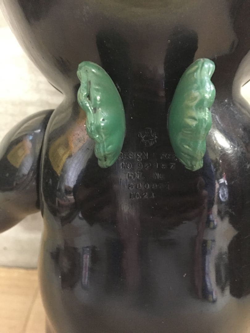 古いキューピー人形　黒　セルロイド