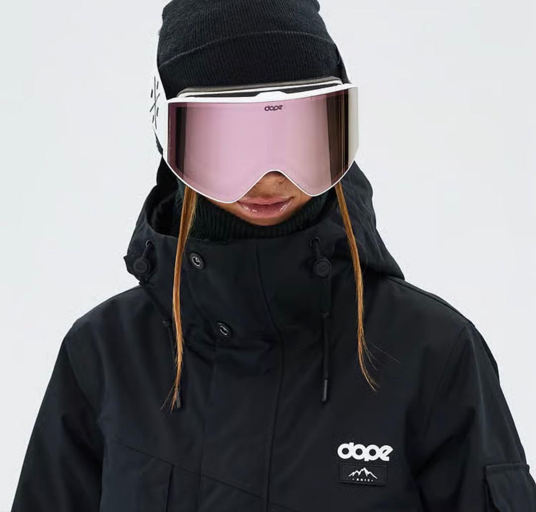  スキーゴーグル White/Champagne Mirror