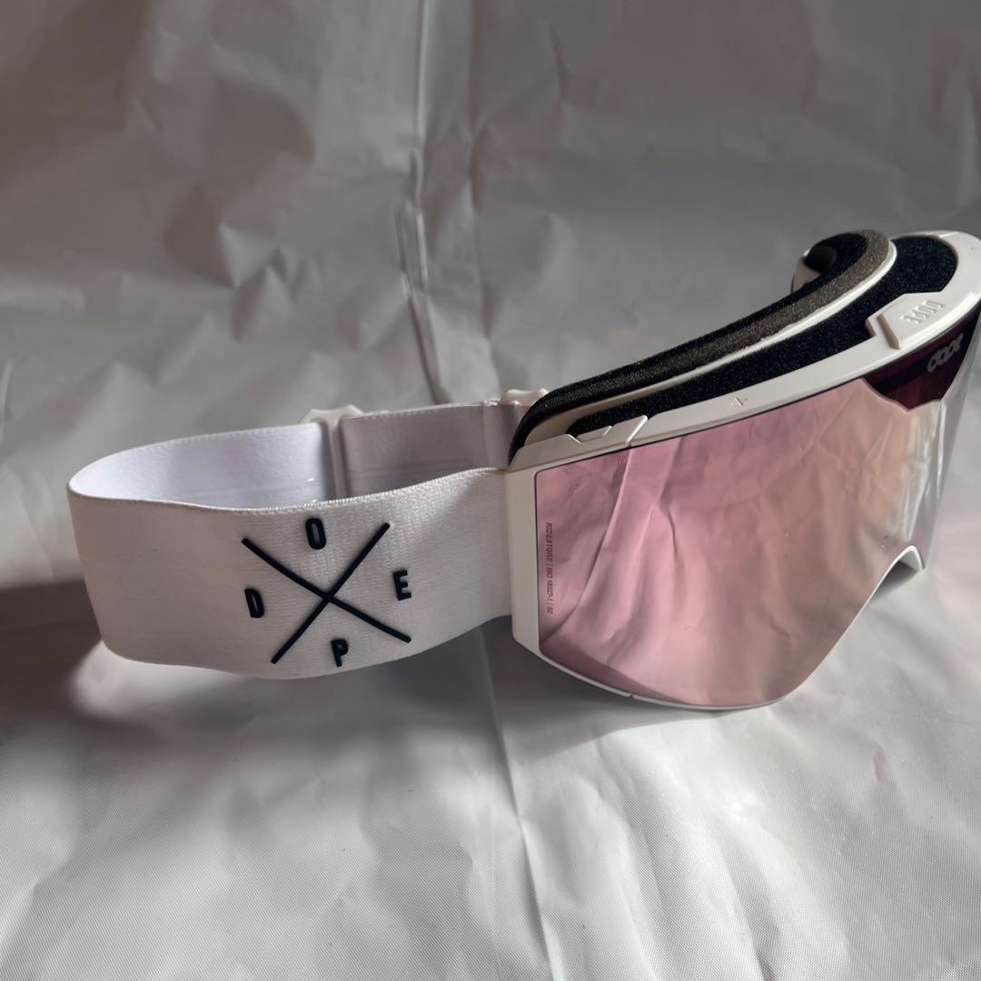  スキーゴーグル White/Champagne Mirror