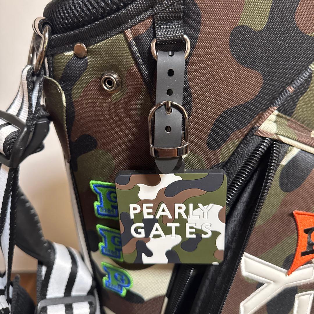 パーリーゲイツ スタンド式　キャディバッグ　ワッペンカモ