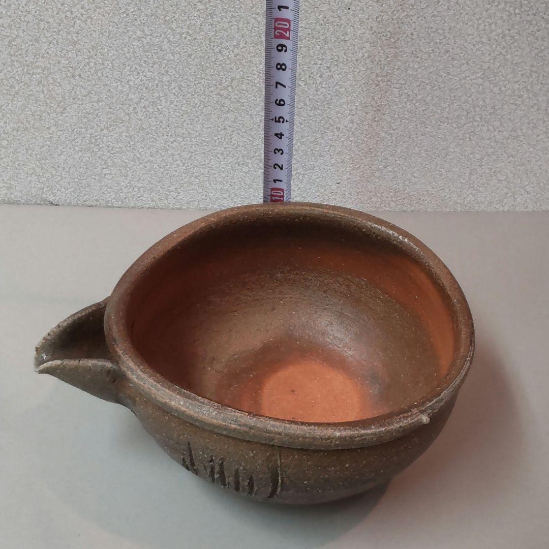 (711Z361)陶芸 水次 水指 酒器 徳利 茶道具 片口 李朝