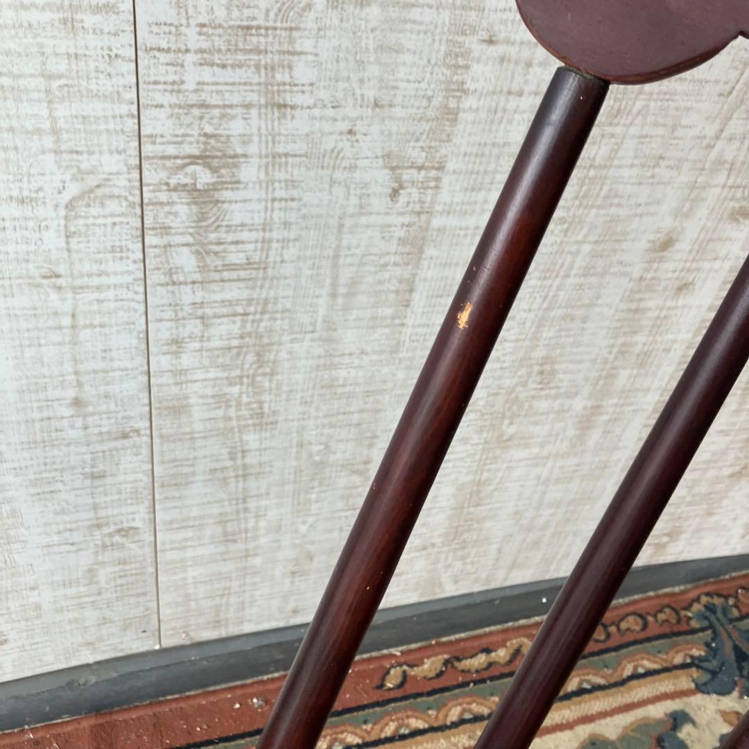 昭和レトロ 木製 ロッキングチェア アームチェア 古道具 古家具 ビンテージ