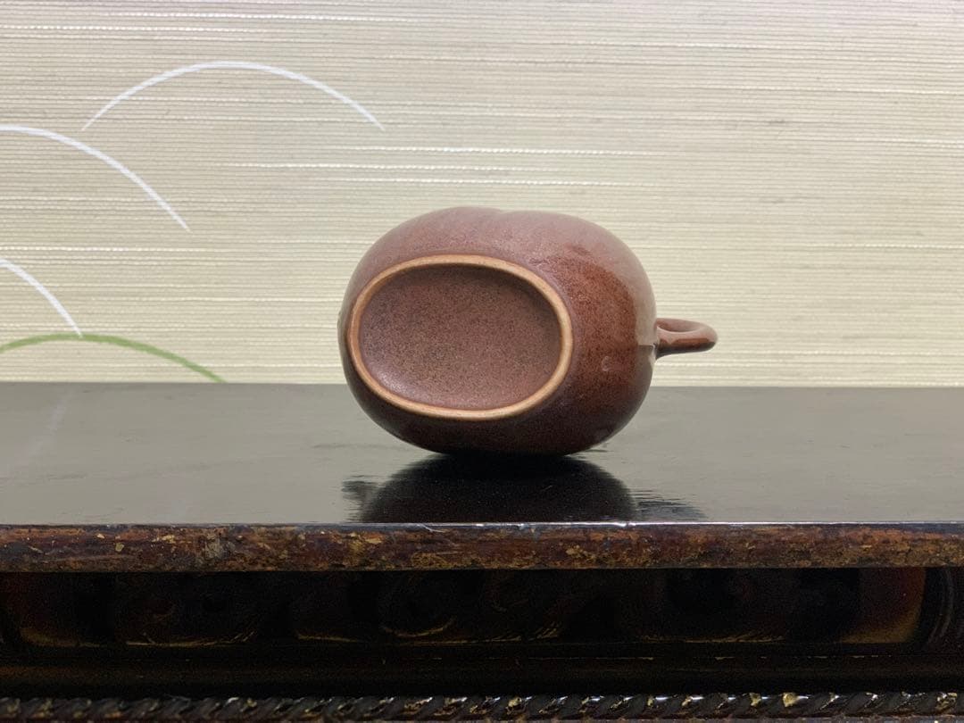 乌金釉 水差し 徳利 茶道具　燗瓶？　酒器？