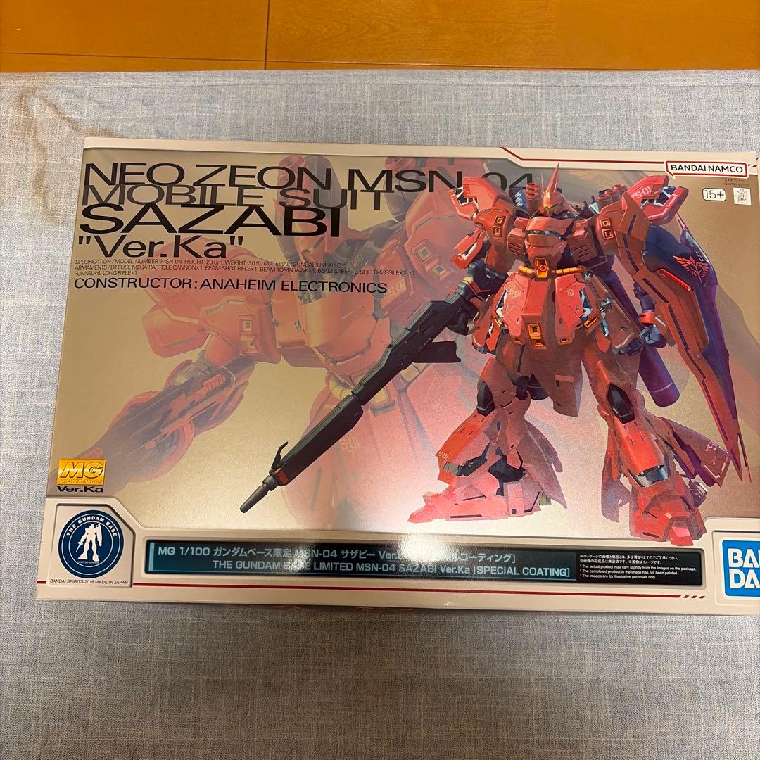 MGサザビー Ver.Kaスペシャルコーティング&Ver.Ka ニューガンダム