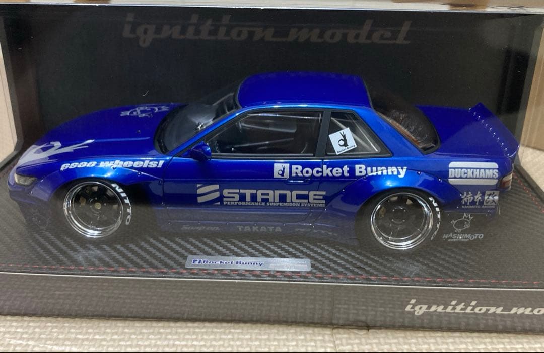 専用　イグニッションモデル　1/18 ロケバニ　S13シルビア