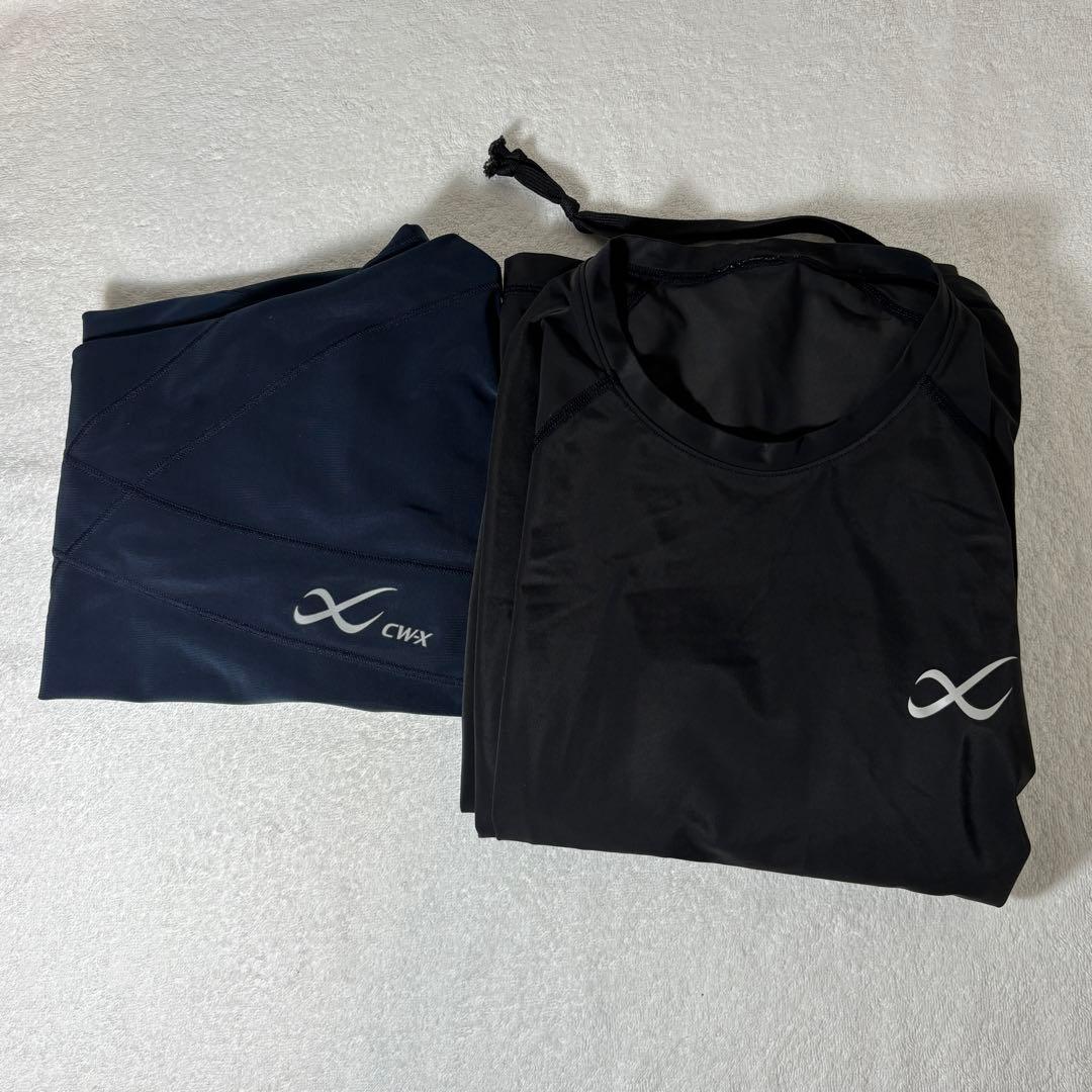 CW-X Mサイズ ネイビータイツ