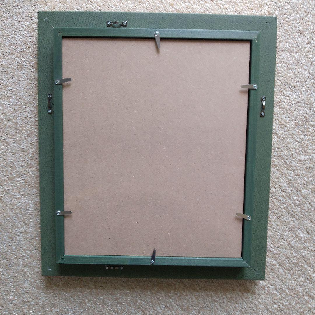 織姫010「星屑の花（神秘）ラメ入り」F3号 未使用額縁入り（匿名配送）