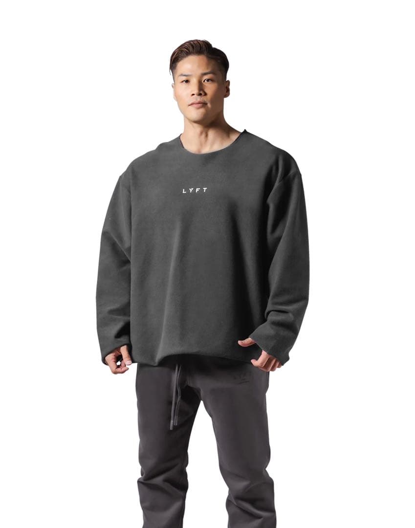 LÝFT リフト KNIT LIKE LOOSE SWEAT LONGSHIRT