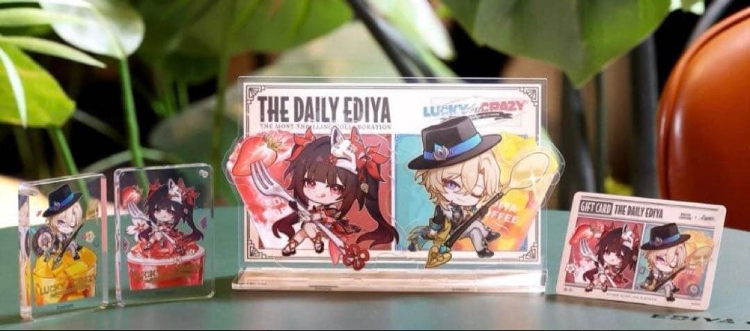 崩壊スターレイル EDIYA 韓国限定 アクリルブロック アクリルスタンドセット