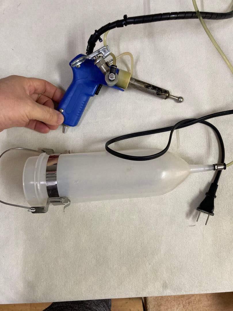 蒸気ガン　染み抜き