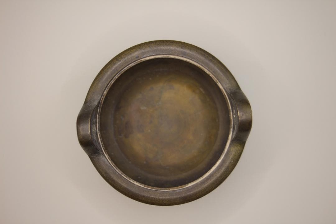 【海】中国　銅製香炉　宣字銘