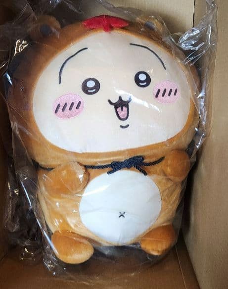 ちいかわ【たぬきだもんく】A賞ドデカたぬきぬいぐるみ うさぎ