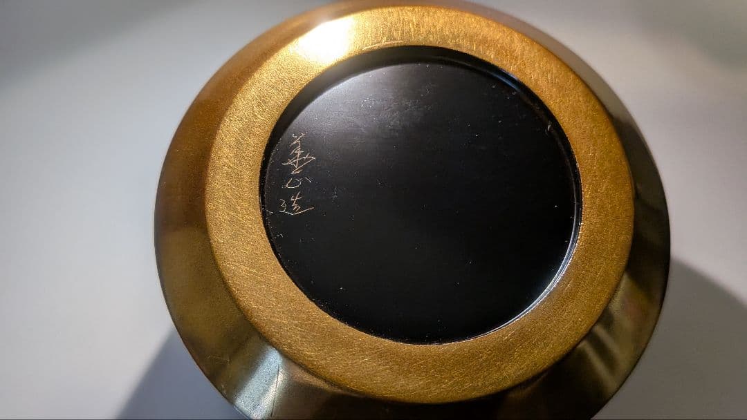 『川蝉蒔絵』吹雪『吉田華正』　輪島塗茶道具　カワセミ翡翠　棗　塗師　共箱共布