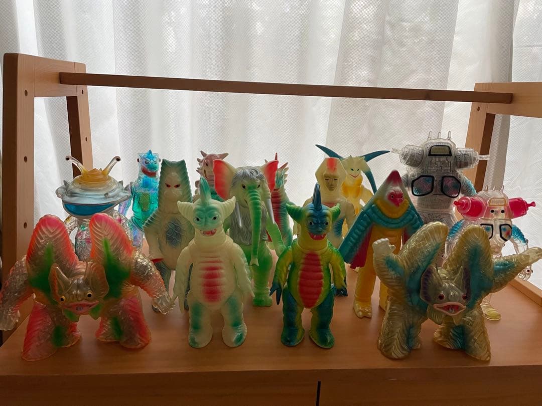 ブルマァク　特撮　キングワンダー　2体　蓄光　ソフビ