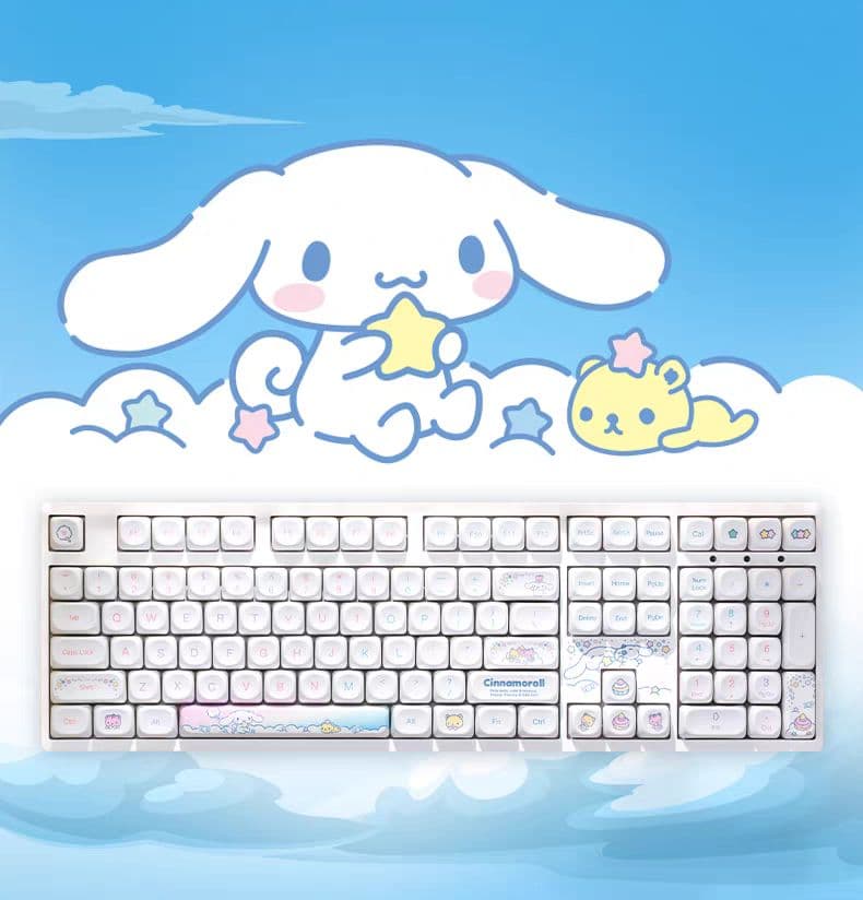 値下げ中 AKKO サンリオコラボ シナモロール メカニカルキーボード