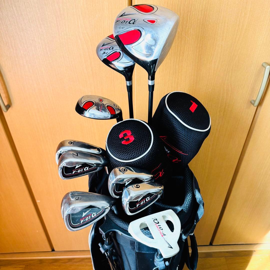 【美品】ワールドイーグル　F-01α ツアーステージ　ゴルフセット10本セット