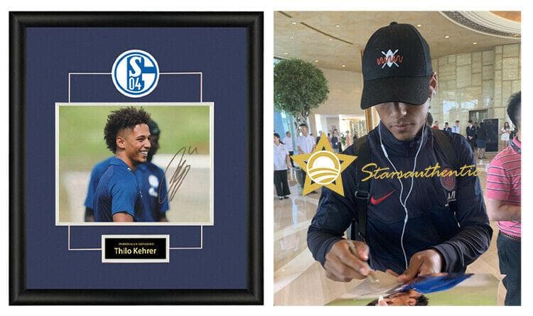 直筆サイン入り写真 ティロ・ケーラー パリ・サンジェルマンFC SA鑑定済