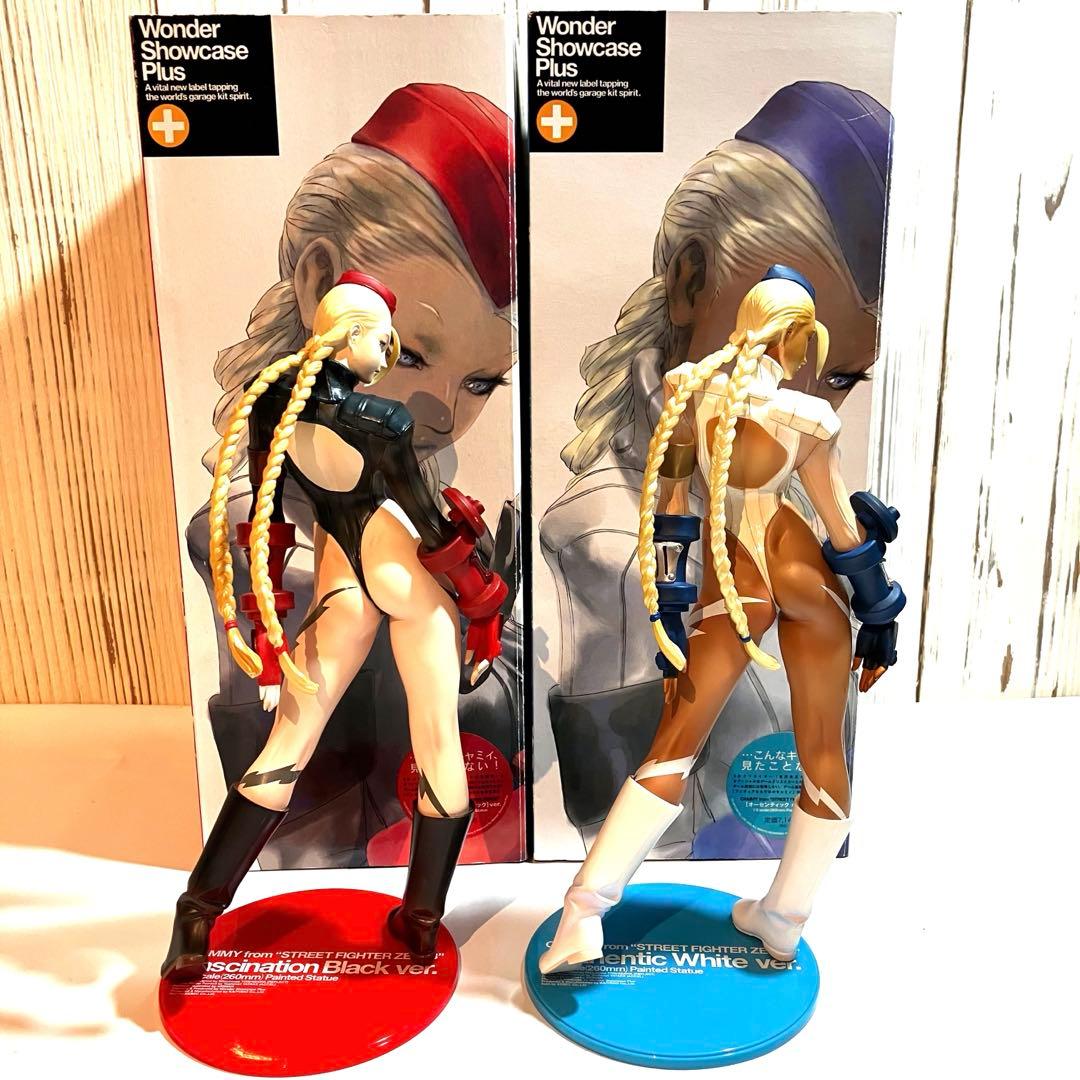 海洋堂 ストリートファイターZERO3 キャミィ 1/6 ブラック、ホワイト