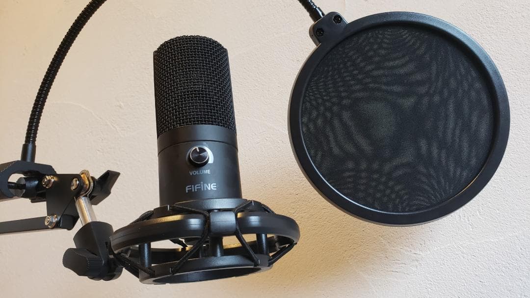 FIFINE USBマイク コンデンサーマイク PC用マイク ネット通話 ゲーp