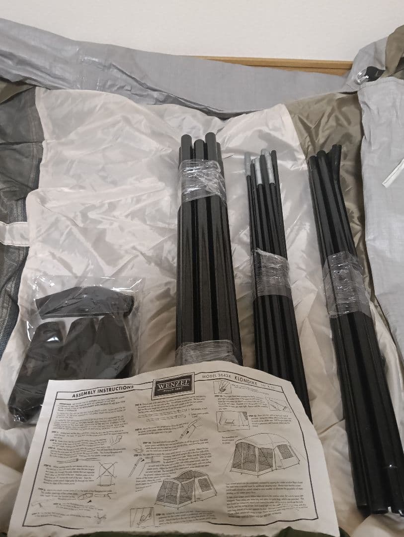 Wenzel Klondikeウェンゼル 2ルームテント・タープ 2回の使用