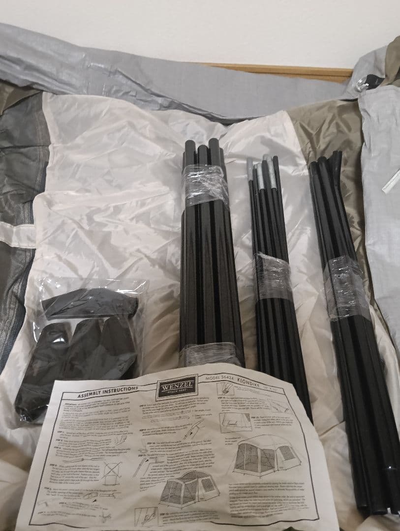 Wenzel Klondikeウェンゼル 2ルームテント・タープ 2回の使用